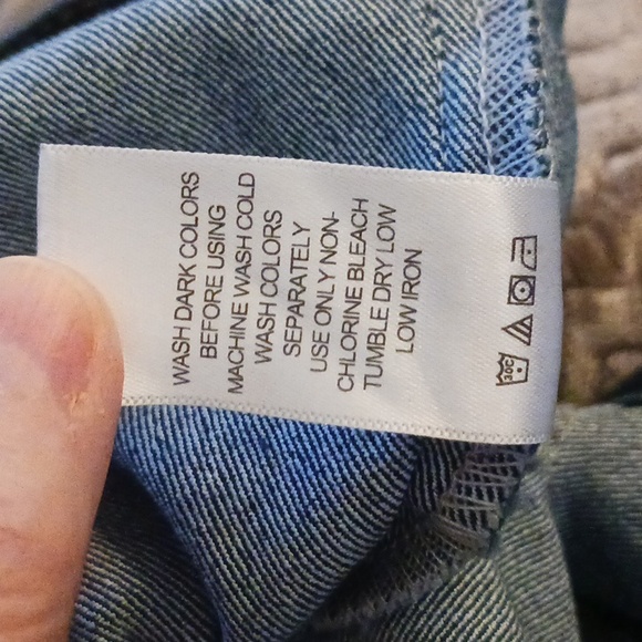 ****Jessica London Dark Blue Jean Jacket Plus Size 20W - Picture 4 of 8